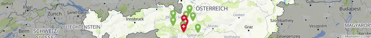 Map view for Pharmacies emergency services nearby Hüttschlag (Sankt Johann im Pongau, Salzburg)